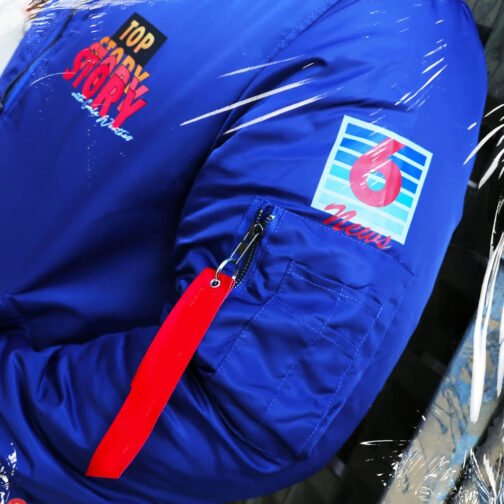 Scream Kenny Top Story Crew Bomber Jacket - Image 4