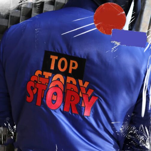 Scream Kenny Top Story Crew Bomber Jacket - Image 5