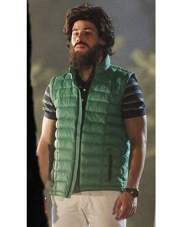 Scream Queens Nick Jonas Green Puffer Vest