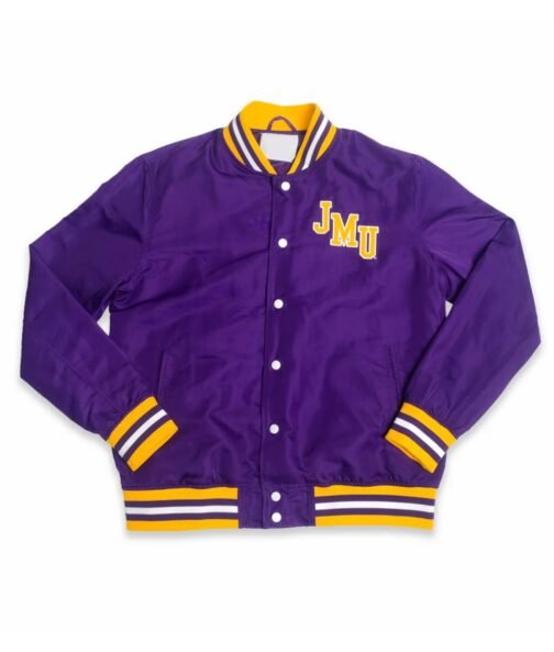 James Madison Dukes Script Purple Jacket