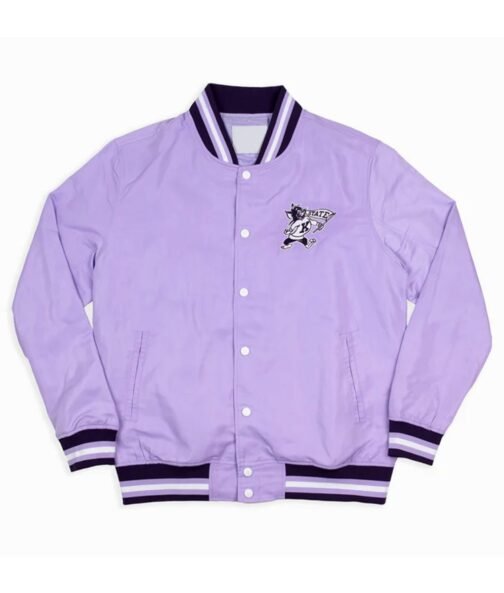 Kansas State Script Retro Bomber Jacket