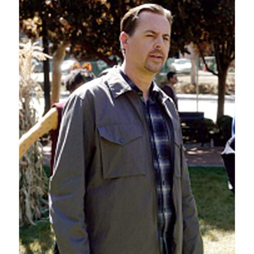 Sean Murray NCIS Season 20 Gray Jacket - Image 7