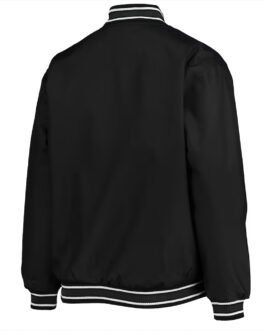 Front Hit Seattle Kraken Poly-Twill Black Jacket