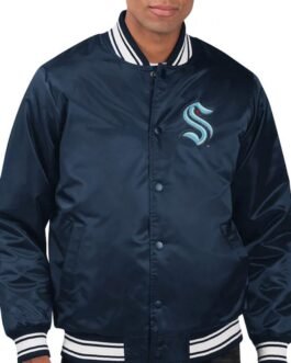 Seattle Kraken Blue Starter Jacket