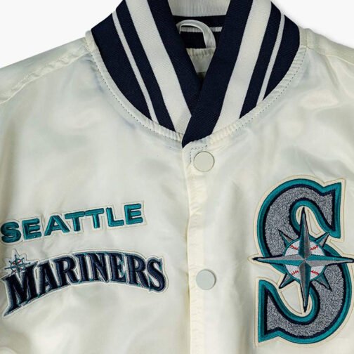 Seattle Mariners 1997 Longball Satin Jacket - Image 7