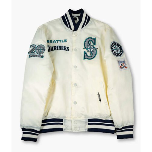 Seattle Mariners 1997 Longball Satin Jacket - Image 2