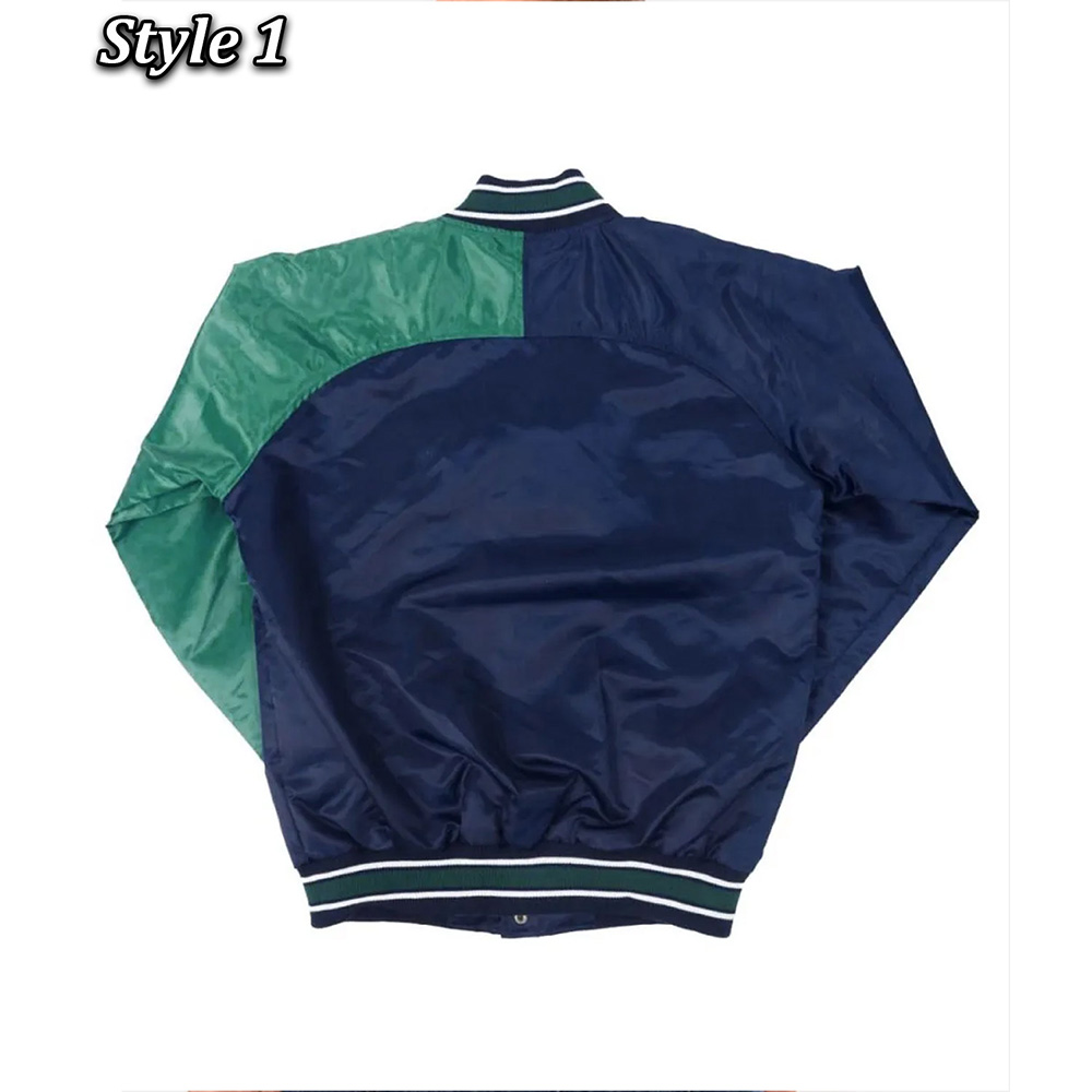 Navy/Teal Seattle Mariners Dugout Jacket - Image 6