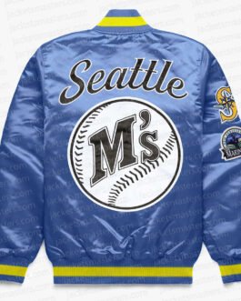Seattle Mariners Exclusive Blue Satin Jacket