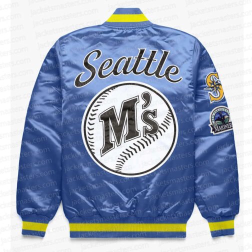 Seattle Mariners Baseball Blue Jacket - Image 2