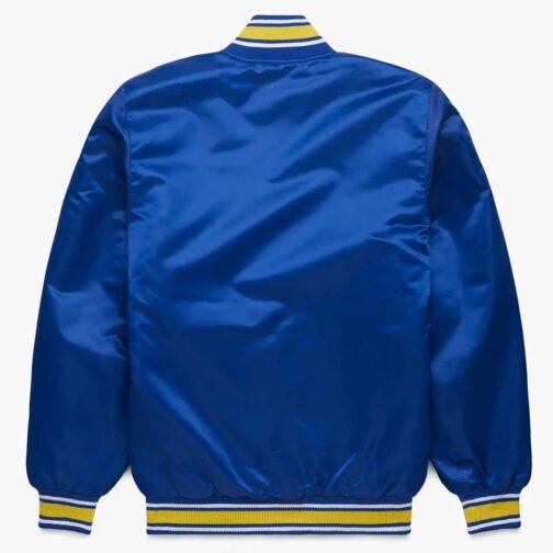 Seattle Mariners Classic Royal Satin Jacket - Image 2