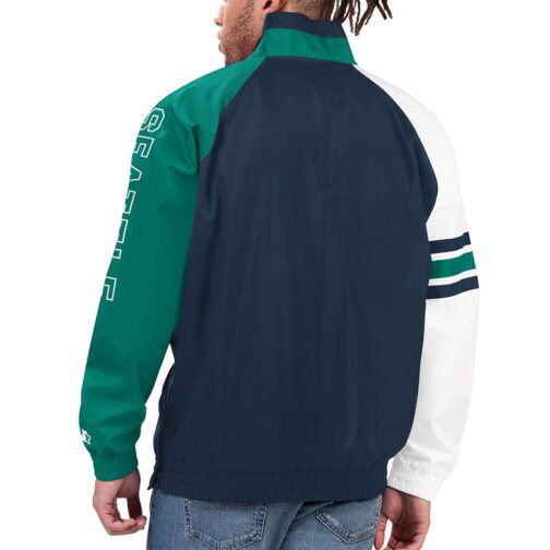 Seattle Mariners Elite Half Zip Pullover Jacket - Image 2
