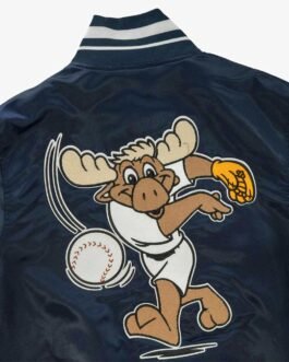 Seattle Mariners Mariner Moose Satin Jacket