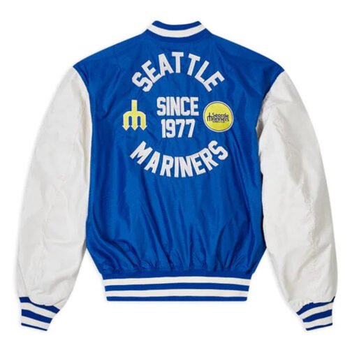 Seattle Mariners New Era Bomber Jacket - Image 2