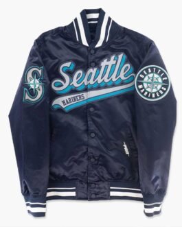 Seattle Mariners Script Tail Navy Jacket
