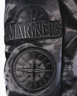 Seattle Mariners Sodo Nights Black Satin Jacket