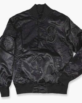 Seattle Mariners Sodo Nights Black Satin Jacket