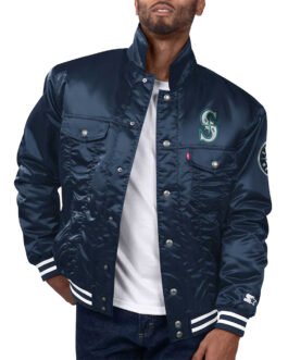 Seattle Mariners Silver Tab Trucker Jacket