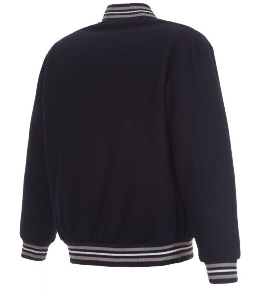 Varsity Seattle Mariners Navy Blue Wool Jacket - Image 2