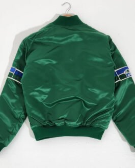 Seattle Seahawks 1990’s Green Satin Jacket