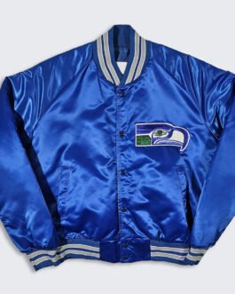 80’s Seattle Seahawks Blue Bomber Jacket