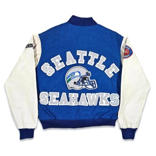 Seattle Seahawks 80’s Varsity Jacket - Image 2