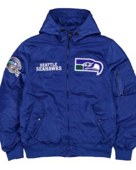 Seattle Seahawks Historic L-2B Hooded Bomber Jacket