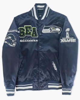 Seattle Seahawks Mashup Navy Jacket