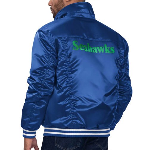Seattle Seahawks Silver Tab Trucker Jacket - Image 2