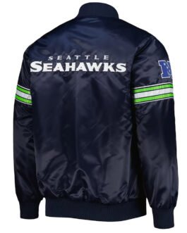 Navy Seattle Seahawks The Pick and Roll Jacket