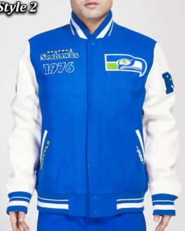 Seattle Seahawks Ultimate Throwback Varsity Jacket
