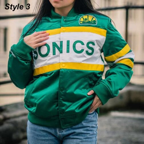 Seattle Supersonics 80’s Jacket - Image 7