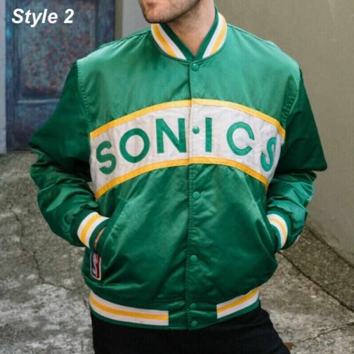 Seattle Supersonics 80’s Jacket - Image 6