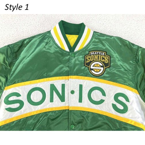 Seattle Supersonics 80’s Jacket - Image 10