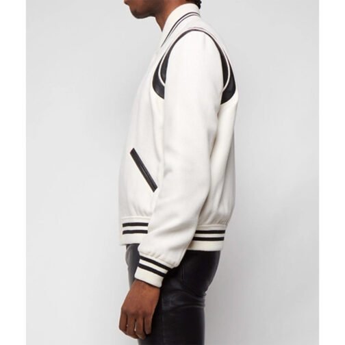 Sebastian Maniscalco Live With Kelly and Ryan Teddy Varsity Jacket - Image 4