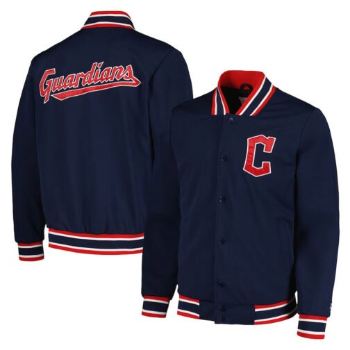 Secret Weapon Cleveland Guardians Navy Jacket - Image 3