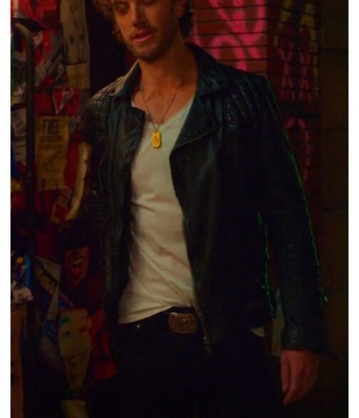 Adam Demos Sex/Life Black Leather Jacket - Image 5