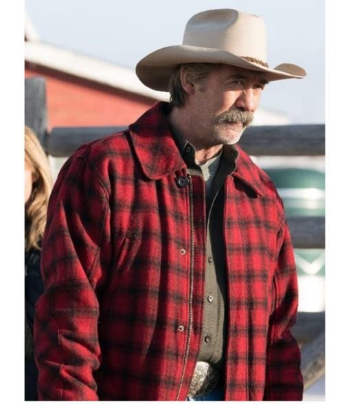 Heartland Shaun Johnston Red Plaid Jacket - Image 2