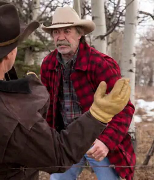Heartland Shaun Johnston Red Plaid Jacket - Image 11