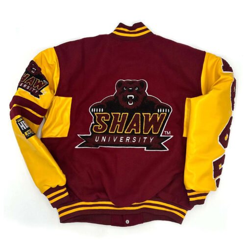 Shaw Bears Ole Skool Letterman Jacket - Image 2
