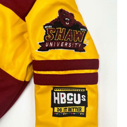 Shaw Bears Ole Skool Letterman Jacket - Image 4