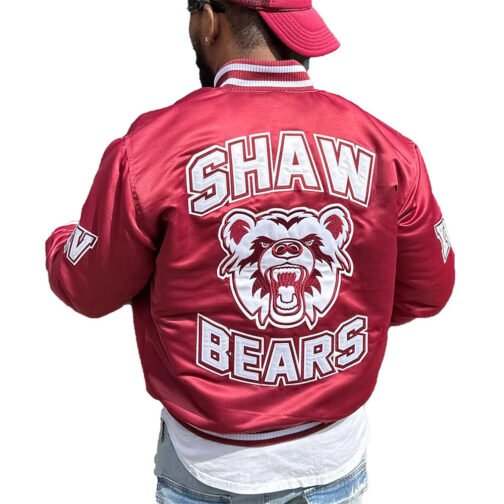 Shaw Bears Satin Jacket - Image 2