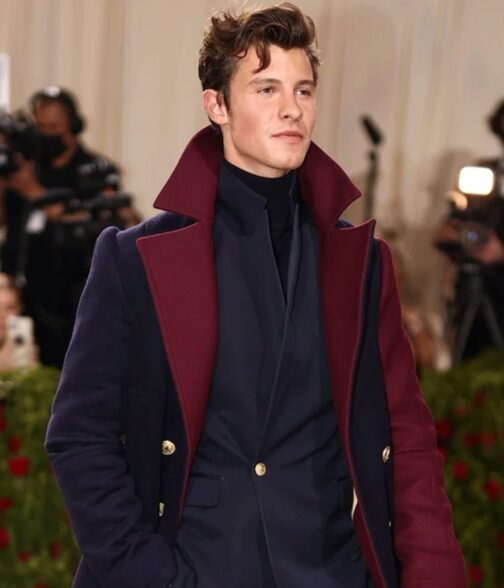 Met Gala Shawn Mendes Wool Coat - Image 14