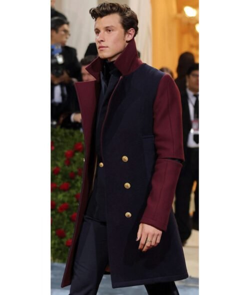 Met Gala Shawn Mendes Wool Coat - Image 6