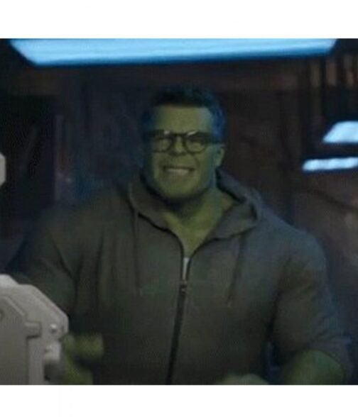 She-Hulk Mark Ruffalo Fleece Grey Hoodie - Image 12