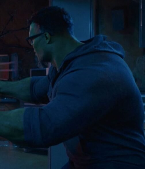 She-Hulk Mark Ruffalo Fleece Grey Hoodie - Image 7
