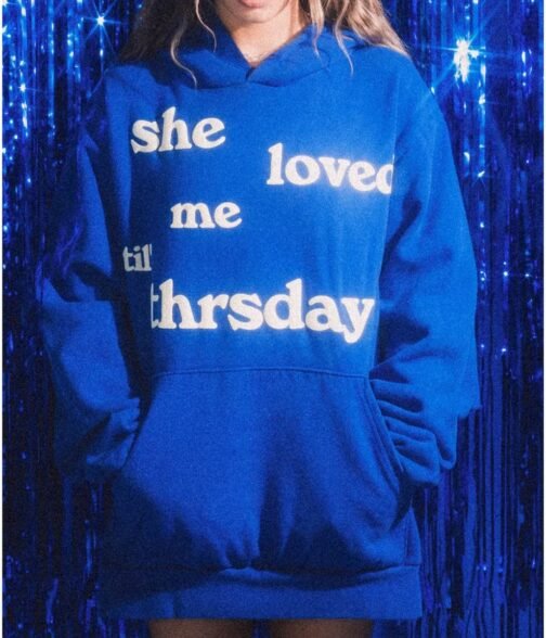 She Loved Me Till Thursday Fleece Pullover Unisex Hoodie - Image 9