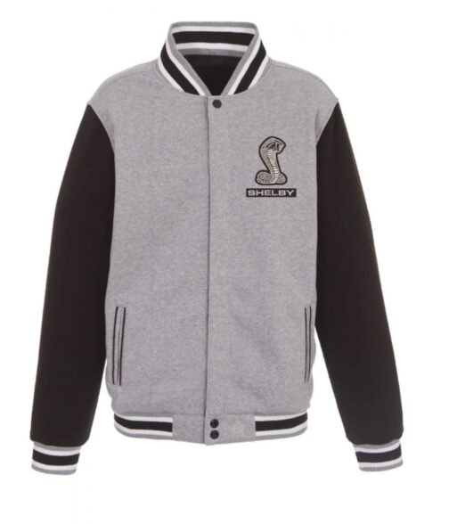 Varsity Cobra Shelby Black and Grey Jacket