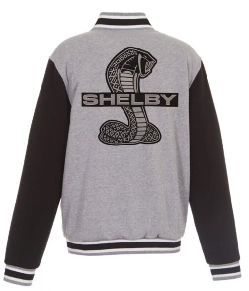 Varsity Cobra Shelby Black and Grey Jacket - Image 2