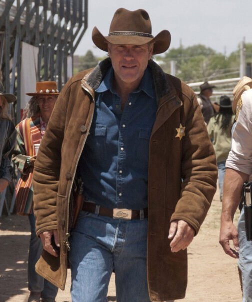 Robert Taylor Sheriff Longmire Suede Coat - Image 6
