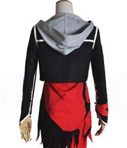Shin Amnesia Black Cropped Cotton Jacket - Image 3